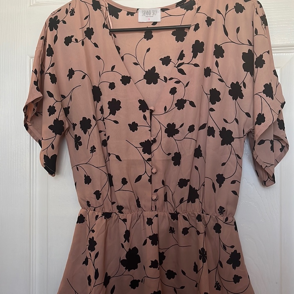 Dress shirt with floral print